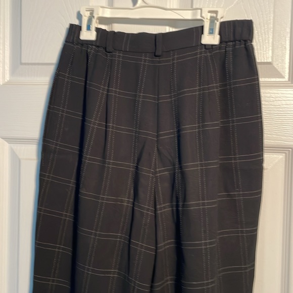Talbots black window pane pants. - Picture 5 of 8